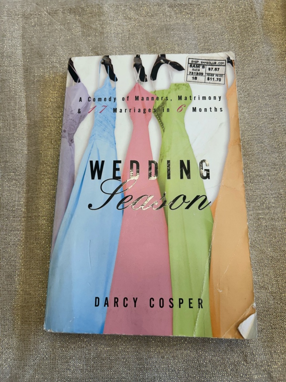 Wedding Season by Darcy Cosper - paperback book beach read